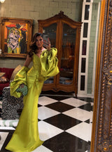 La Luna Mermaid Skirt Lime Green