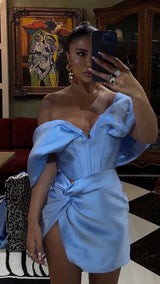 Nina Corset Baby Blue