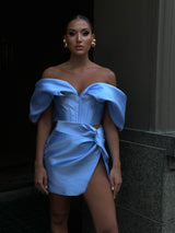 Nina Corset Baby Blue
