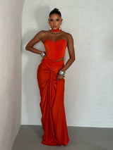 Femme Fatale Corset Coral