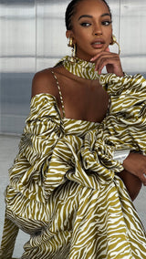 La Coda Jacket Tiger Print