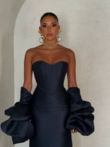 La Coda Skirt Navy Blue