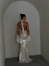 The Acqua Cropped Jacket Silver