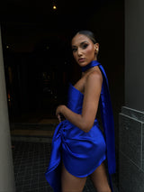 Metisa Skirt Cobalt Blue