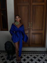 Rio Nina Robe Short Cobalt Blue