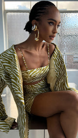 JG Jacket Dress Gold Tiger