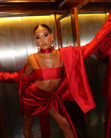 JG Jacket Dress Royal Red