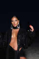 Malia Sarong Acqua Black