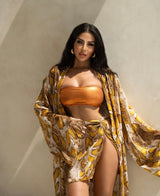 Tulum Mini Skirt Python Print