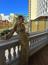 Nammos Body Suit Tiger Print