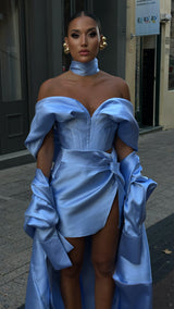 Nina Corset Baby Blue