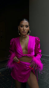 Tulum Mini Skirt Pink