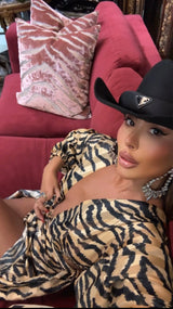 Malia Blouse Wild Tiger Print