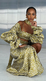 La Coda Jacket Tiger Print