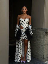 Malia Sarong Polka Dot Print