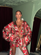 Malia Blouse Red Python