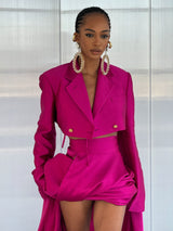 La Sola Skirt Fuchsia Pink