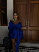 Rio Nina Robe Short Cobalt Blue