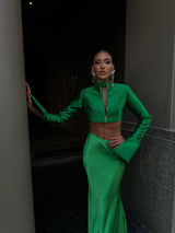 Florentina Skirt Peacock Green