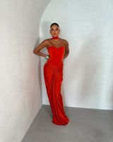 Femme Fatale Corset Coral