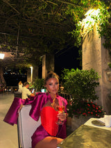 Femme Fatale Mini Zip Skirt 2.0 Fucshia Pink