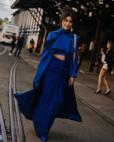 La Luna Mermaid Skirt Cobalt Blue