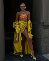 Andres Long Jacket Mustard Yellow