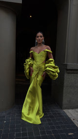 Rachel Corset Lime Green