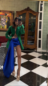 Metisa Skirt Cobalt Blue