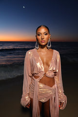 Malia Blouse Acqua Pink