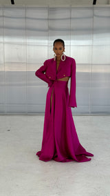 La Sola Skirt Fuchsia Pink