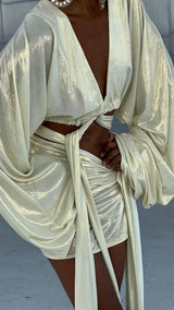 Malia Sarong Acqua Gold