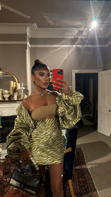 La Coda Jacket Tiger Print