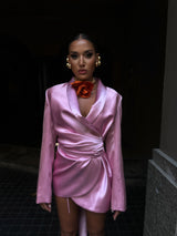 Amore Jacket Dress Blush Pink