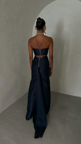 La Coda Skirt Navy Blue