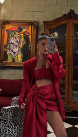 Metisa Skirt Royal Red