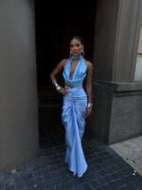 La Luna Mermaid Skirt Baby Blue