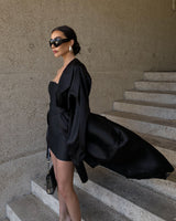 Andres Long Jacket Black