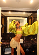 La Coda Jacket Lime Green