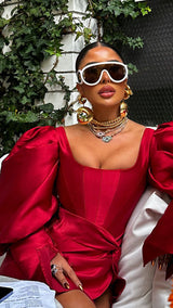 Natasha Corset Royal Red