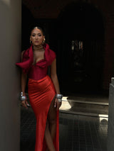 Nina Corset Royal Red