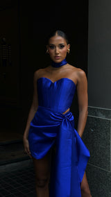 Metisa Skirt Cobalt Blue