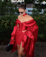 Nina Corset Royal Red