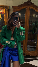 Metisa Skirt Cobalt Blue