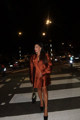 JG Jacket Dress Rich Brown