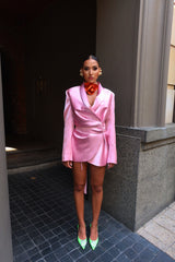 Amore Jacket Dress Blush Pink