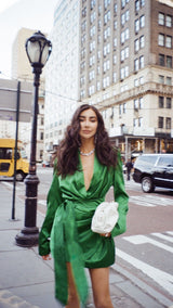 Amore Jacket Dress Emerald Green