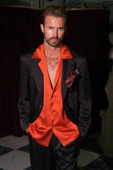 Miami Silk Shirt Coral