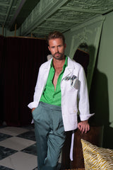 Safari Jacket White Linen