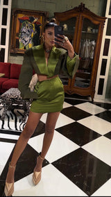 Massimo Jacket in Olive Green